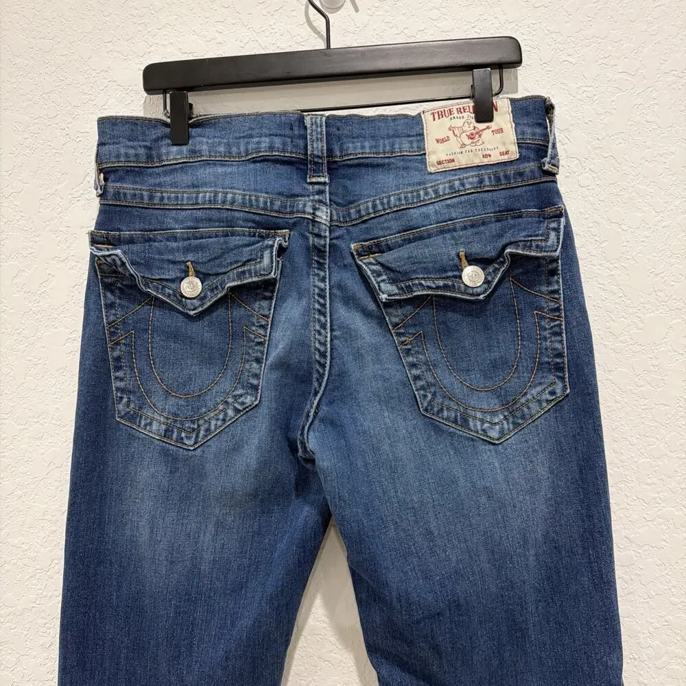 True Religion Ricky Straight Relaxed Fit Jeans Size 32